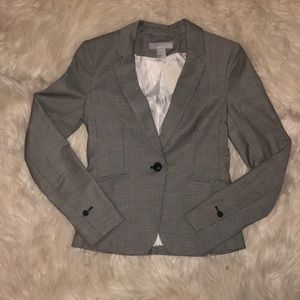 Grey Checkered Blazer